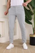 Erkek Slim Fit Likralı Bilek Boy Kumaş Pantolon resmi